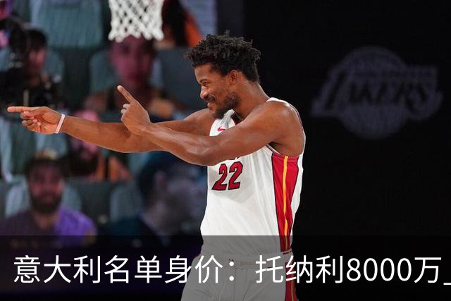 意大利名单身价：托纳利8000万 巴斯托尼6500万 仅10人超过3千万